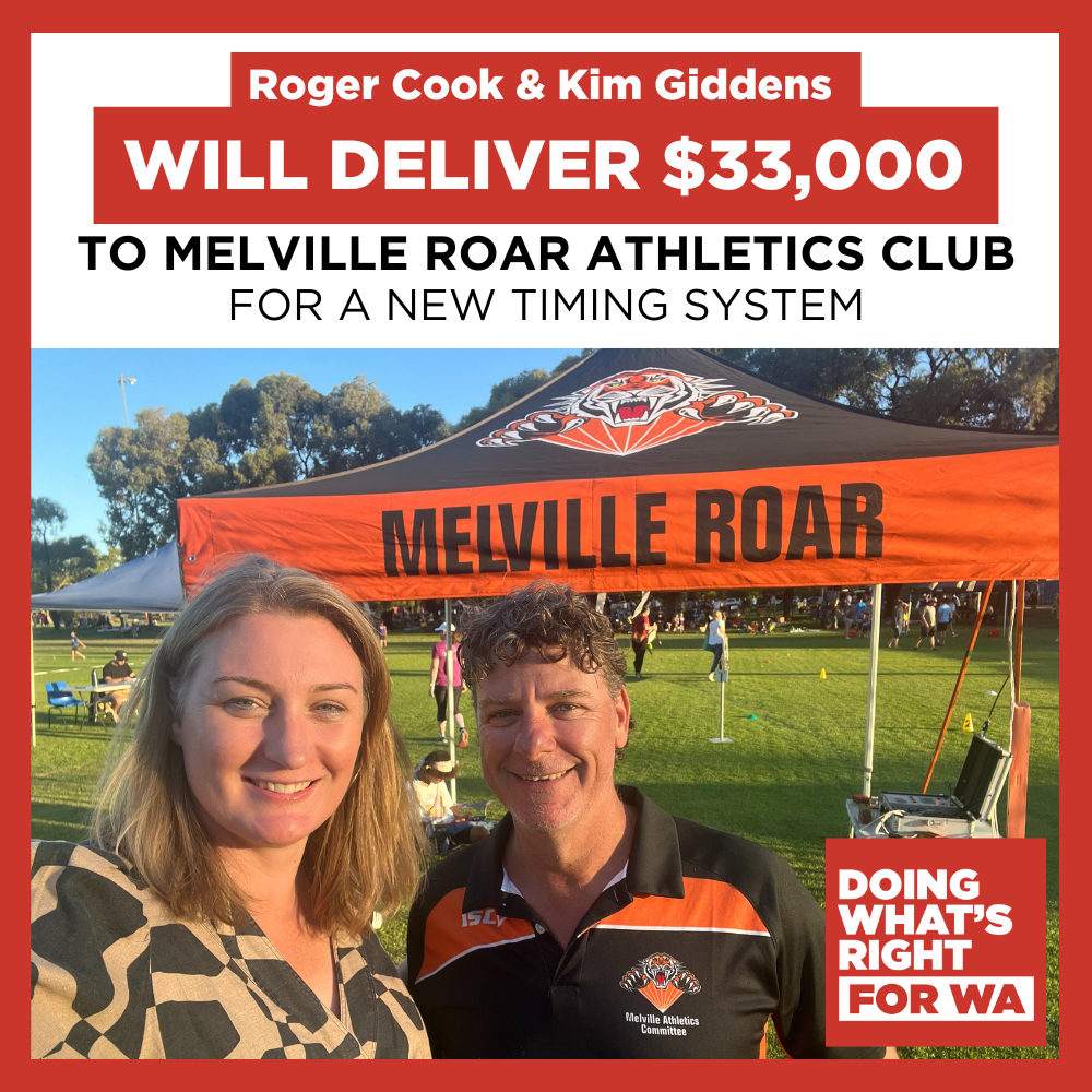 COMMITMENT - $33,000 to Melville Roar Athletics Club  Main Image